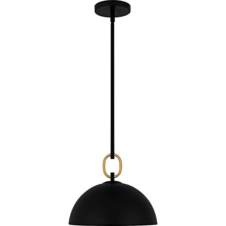 Image 3 Cleo 1-Light Matte Black Pendant more views