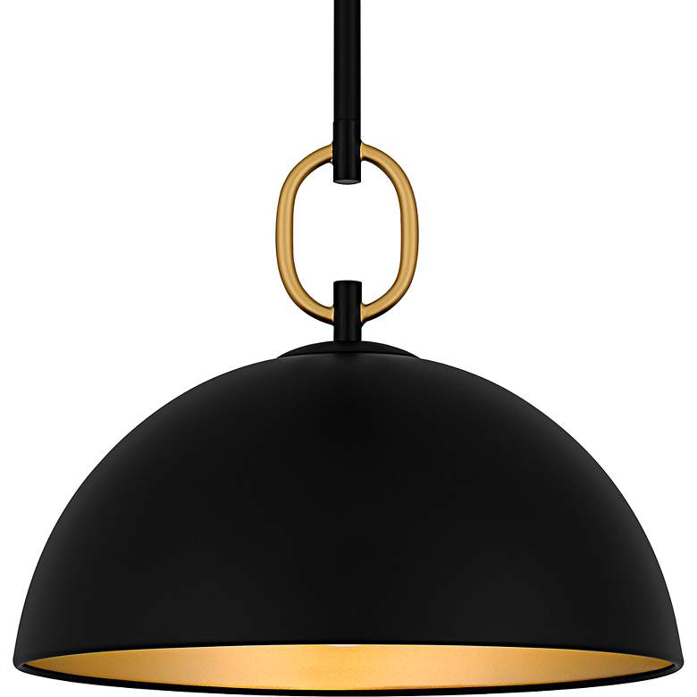 Image 5 Cleo 1-Light Matte Black Pendant more views