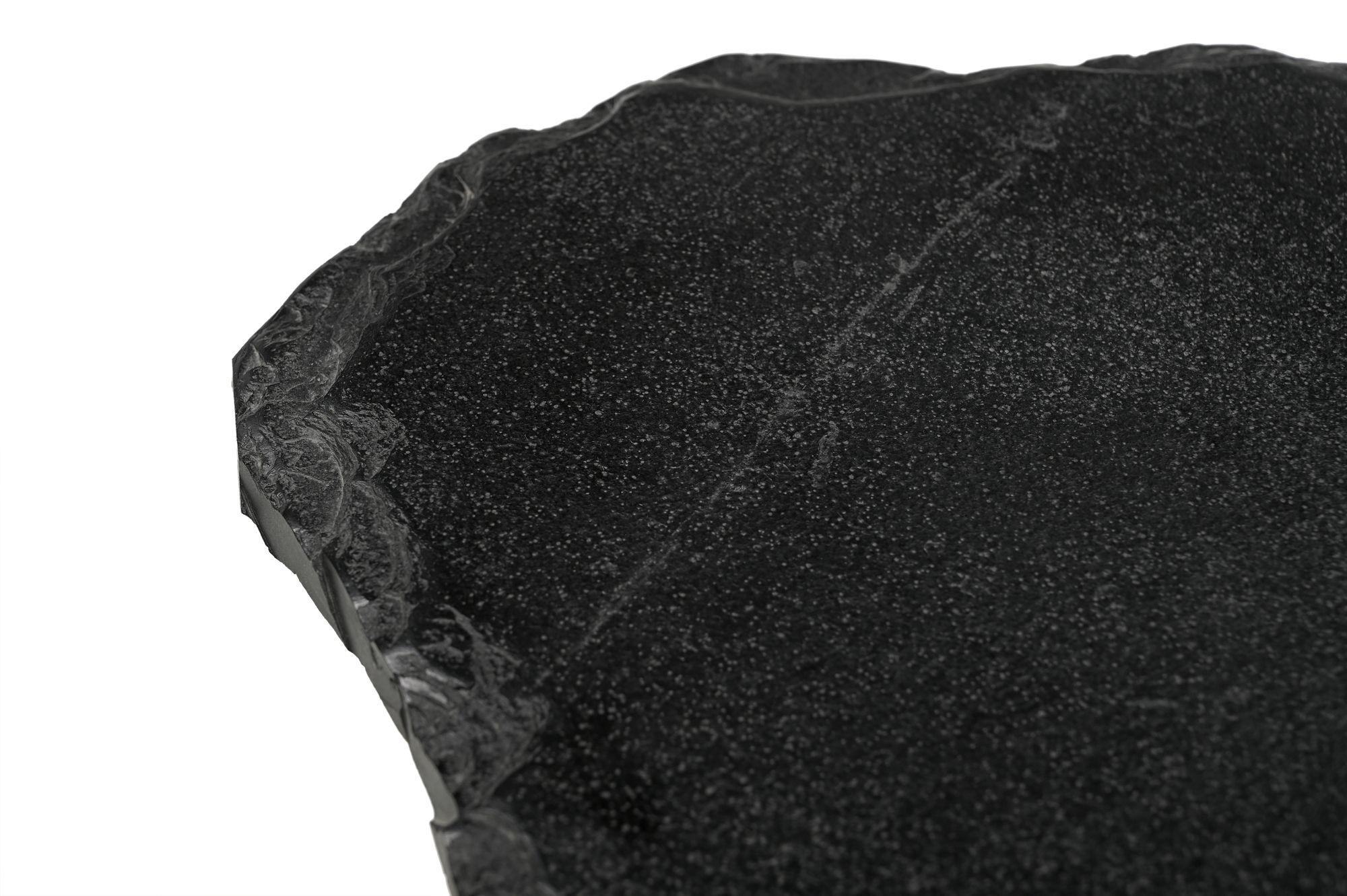 Image 3 Cleo 21.25" High Antique Brass And Black Accent Table more views