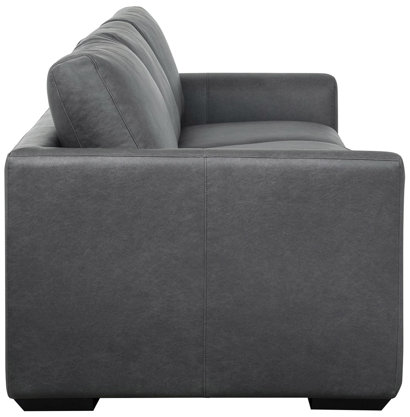 Image 7 Cleo Contemporary 96" Upholstered Sofa in Pewter more views