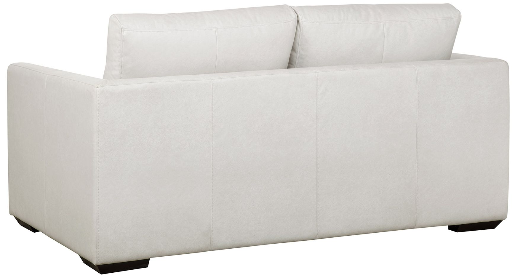 Cleo Contemporary Upholstered Loveseat in Cream