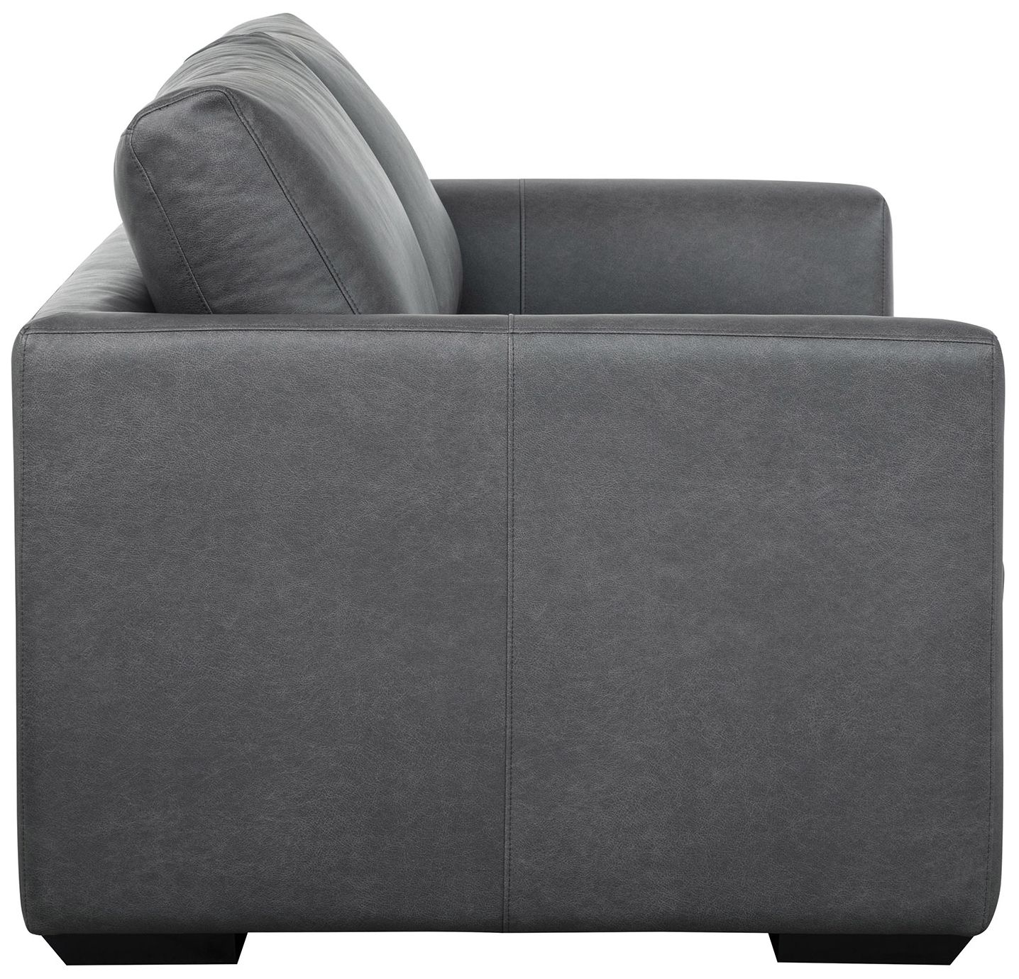 Image 7 Cleo Contemporary Upholstered Loveseat in Pewter more views