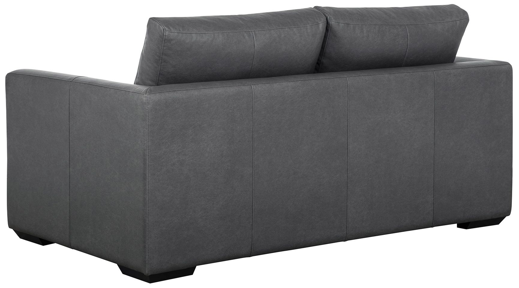 Cleo Contemporary Upholstered Loveseat in Pewter
