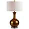 Cleopatra Golden Mercury Glass Gourd Table Lamp