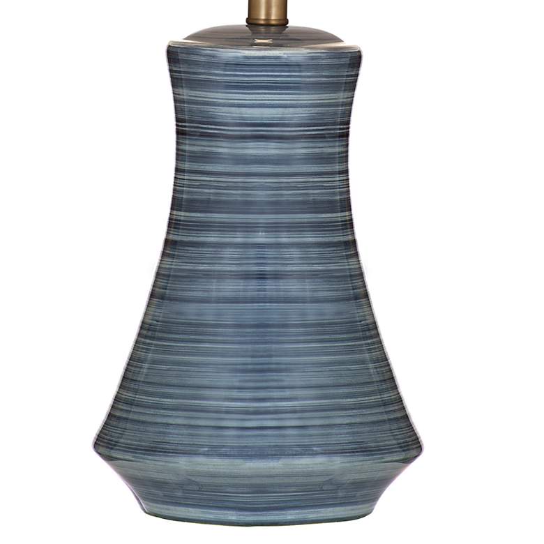Image 3 Clermont Blue Gray Ceramic Table Lamp more views