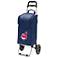 Cleveland Indians Navy Wheeled Cart Cooler Tote