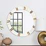2_Clever Natural Cream 30" Round Wall Mirror