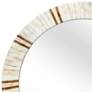 4_Clever Natural Cream 30" Round Wall Mirror more views