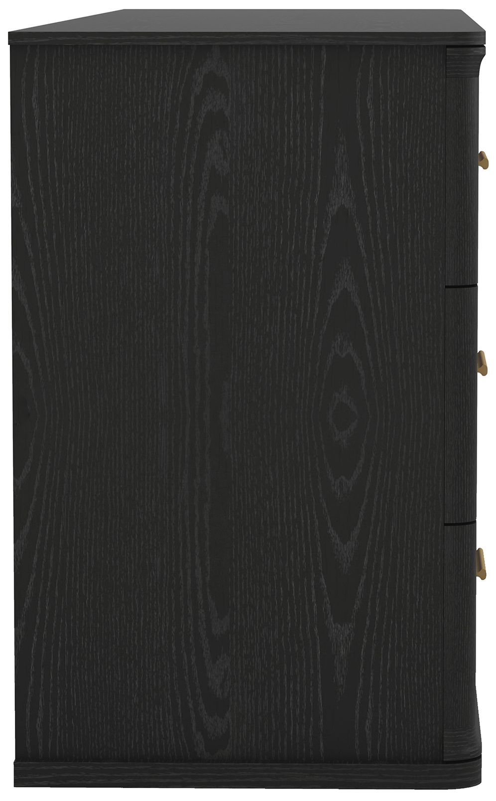 Clifford Traditional Dresser in Black (6-Drawer)