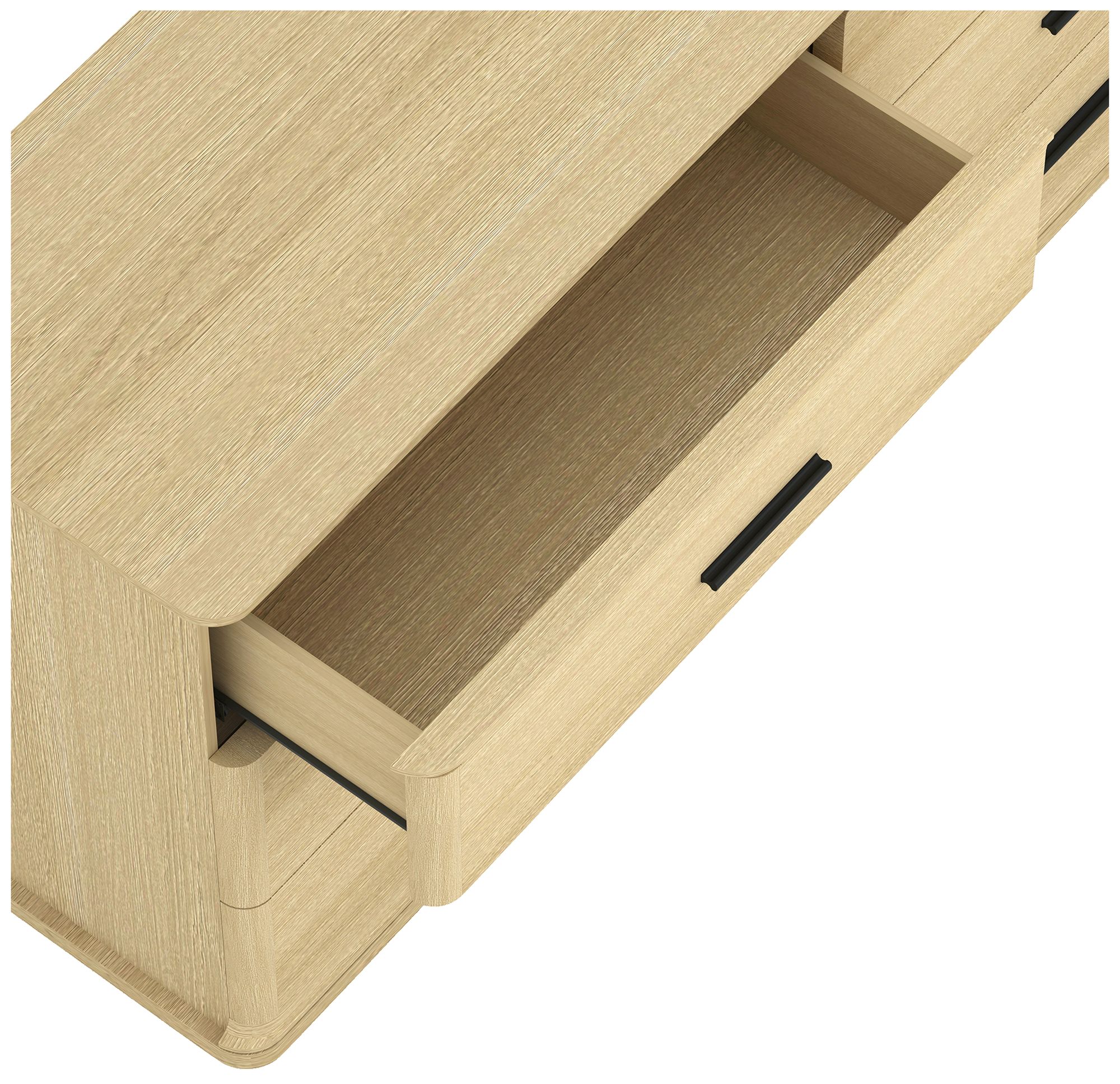 Image 6 Clifford Traditional Dresser in Natural Oak (6-Drawer) more views