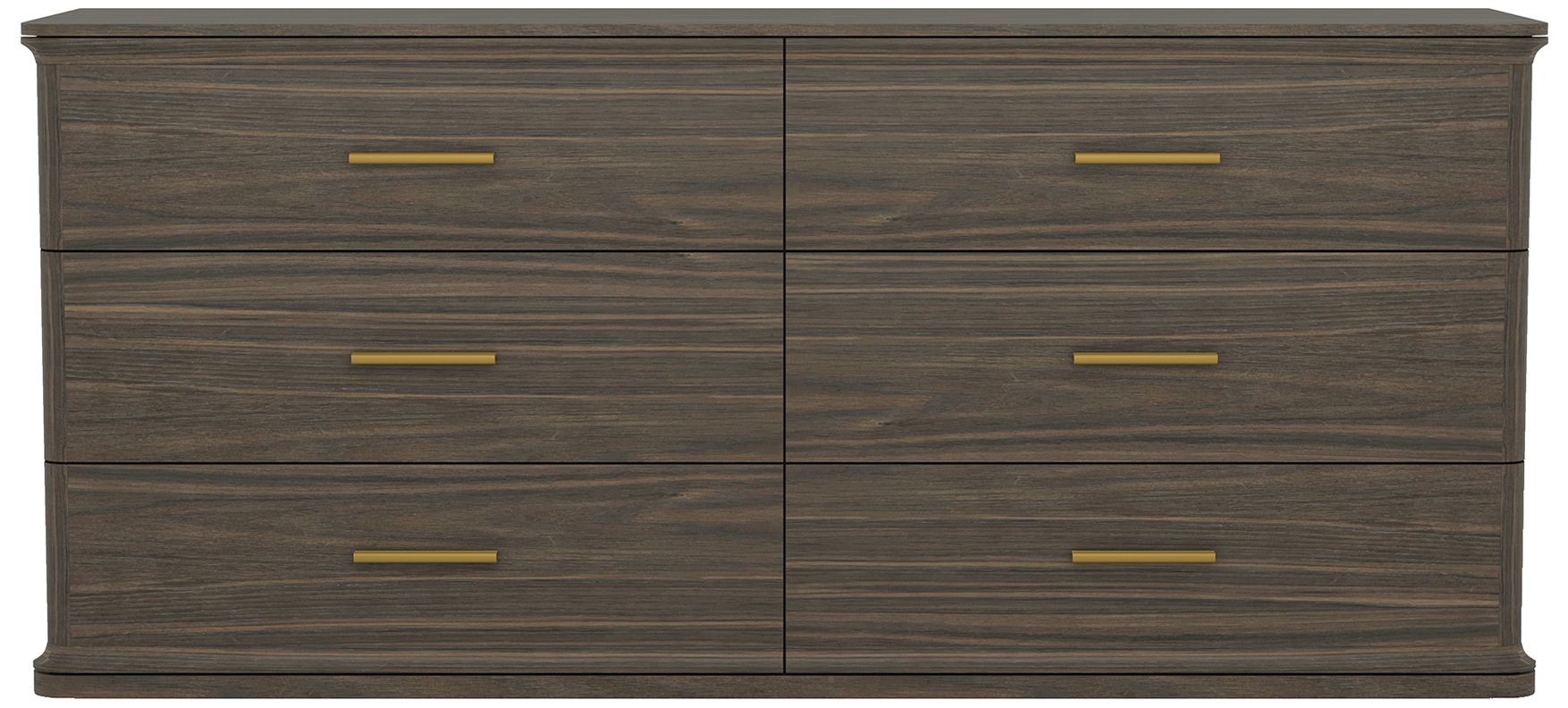 Image 2 Clifford Traditional Dresser in Walnut (6-Drawer)