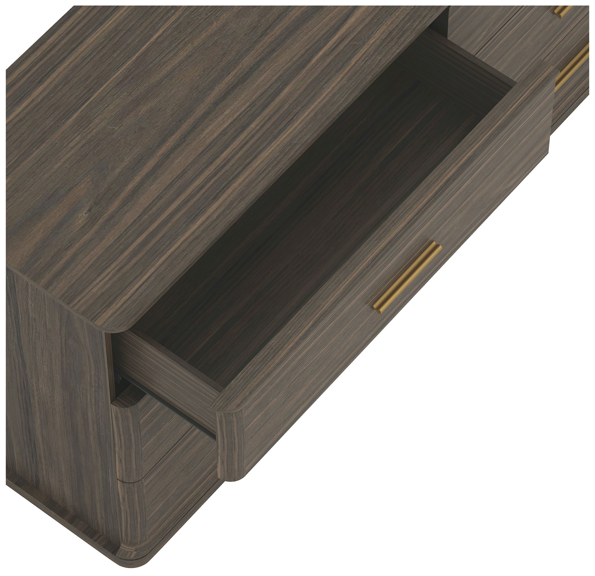 Image 6 Clifford Traditional Dresser in Walnut (6-Drawer) more views