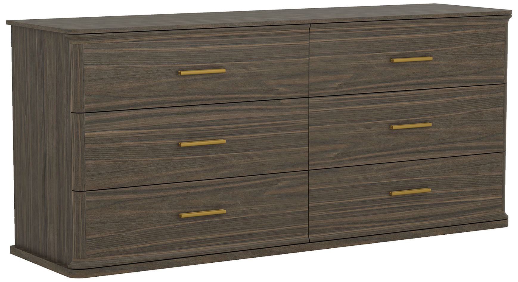 Image 7 Clifford Traditional Dresser in Walnut (6-Drawer) more views