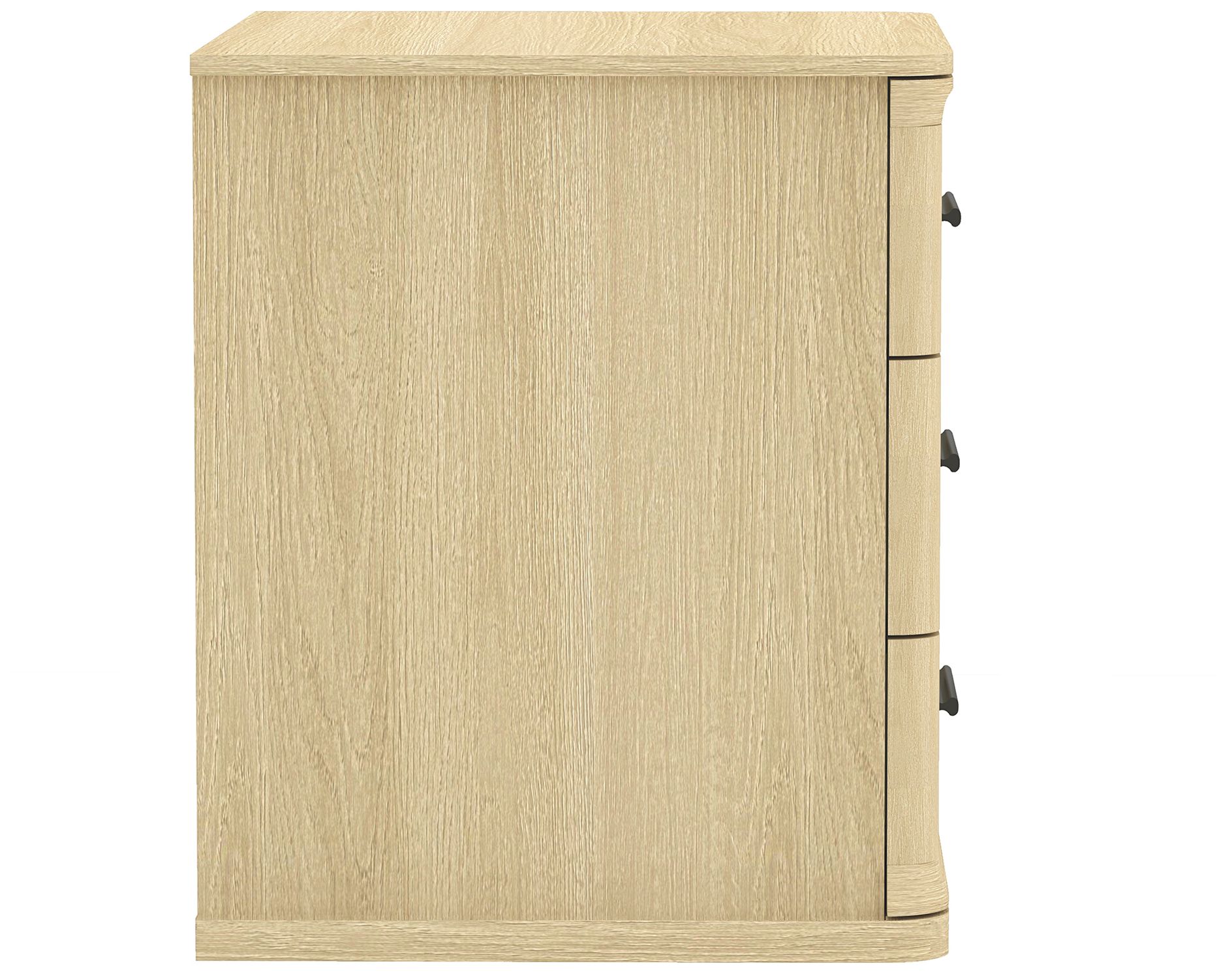 Clifford Traditional Nightstand in Natural Oak (3-Drawer)