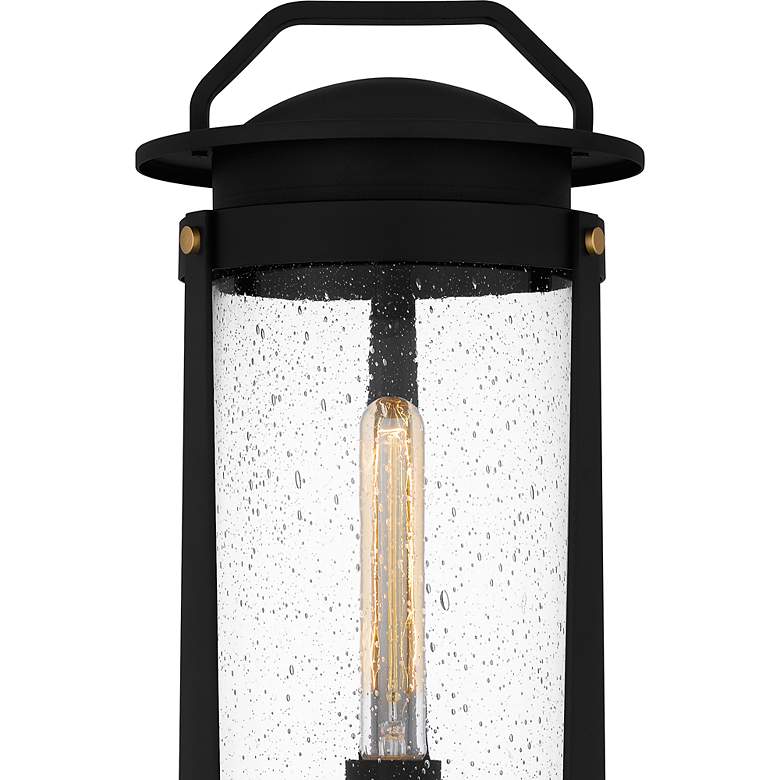 Image 5 Clifton 1-Light Earth Black Outdoor Post Lantern more views
