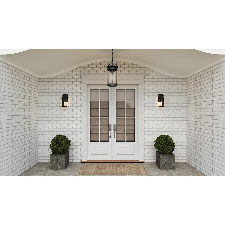 Image 6 Clifton 1-Light Earth Black Outdoor Wall Lantern more views