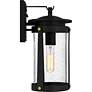 Thumbnail4 of Clifton 1-Light Earth Black Outdoor Wall Lantern more views