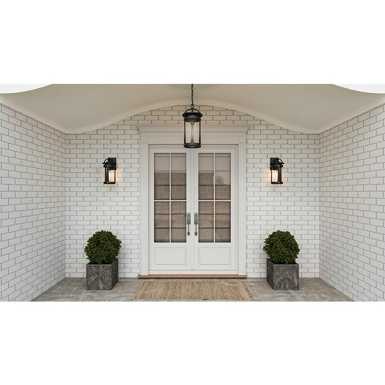 Image 6 Clifton 1-Light Earth Black Outdoor Wall Lantern more views