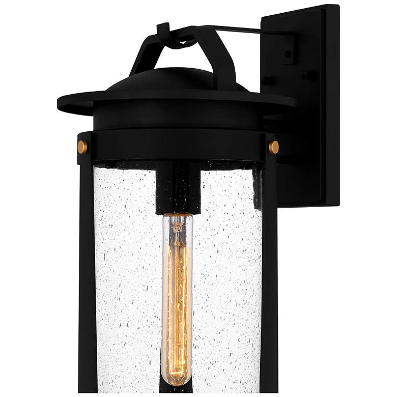 Image 6 Clifton 1-Light Earth Black Outdoor Wall Lantern more views