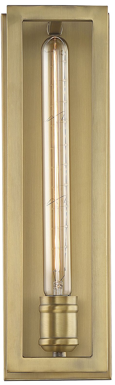 Image 2 Clifton 1-Light Wall Sconce in Warm Brass