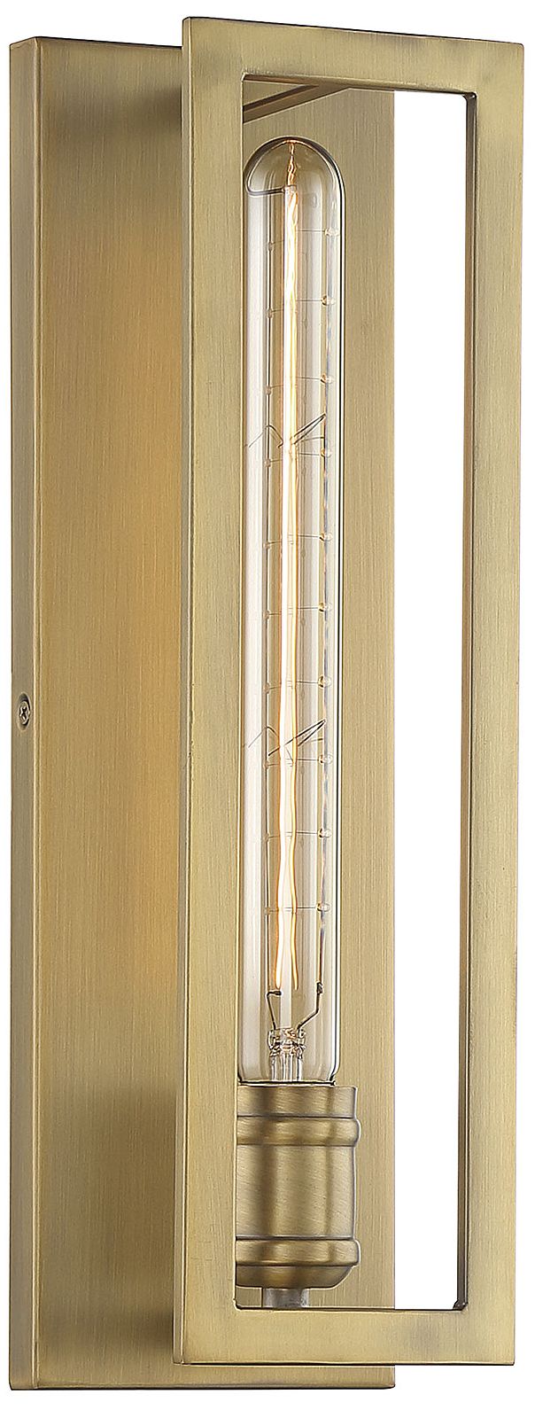 Image 5 Clifton 1-Light Wall Sconce in Warm Brass more views