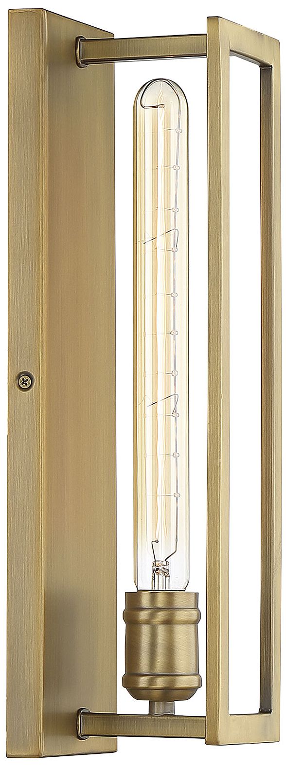 Image 7 Clifton 1-Light Wall Sconce in Warm Brass more views