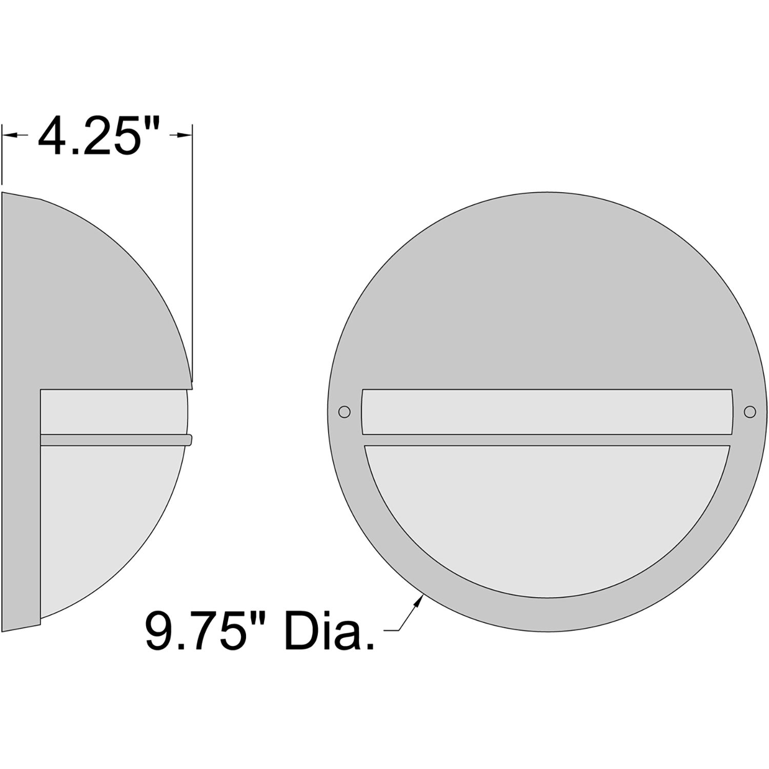 Clifton 9 3/4" High Satin Round LED Outdoor Wall Light