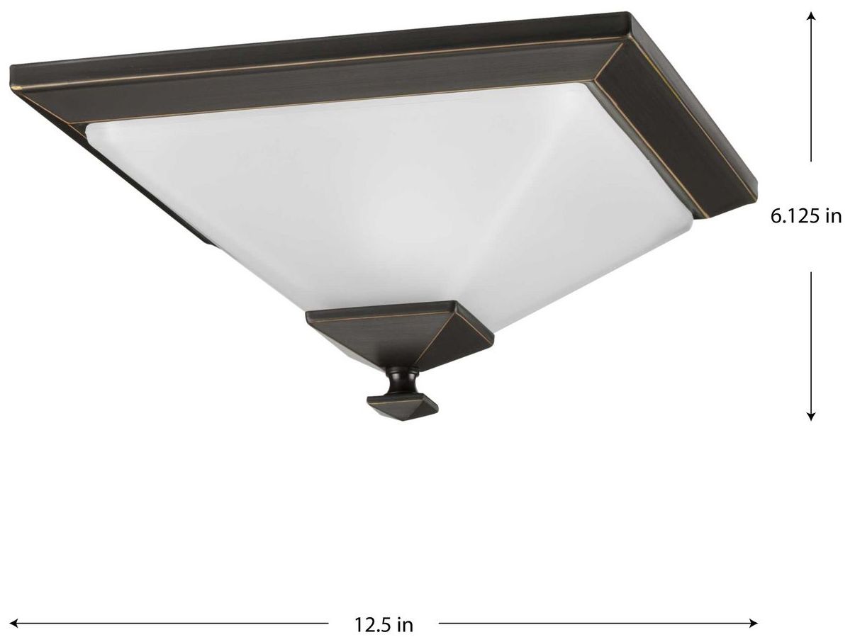 Image 4 Clifton Heights Collection One-Light 12-1/2" Flush Mount more views