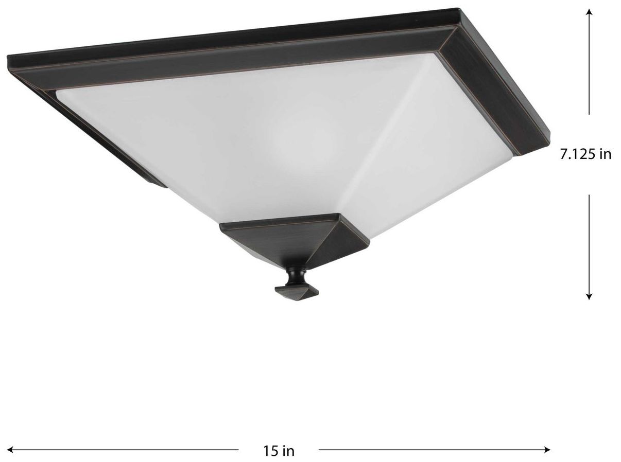 Image 4 Clifton Heights Collection Two-Light 15" Flush Mount more views