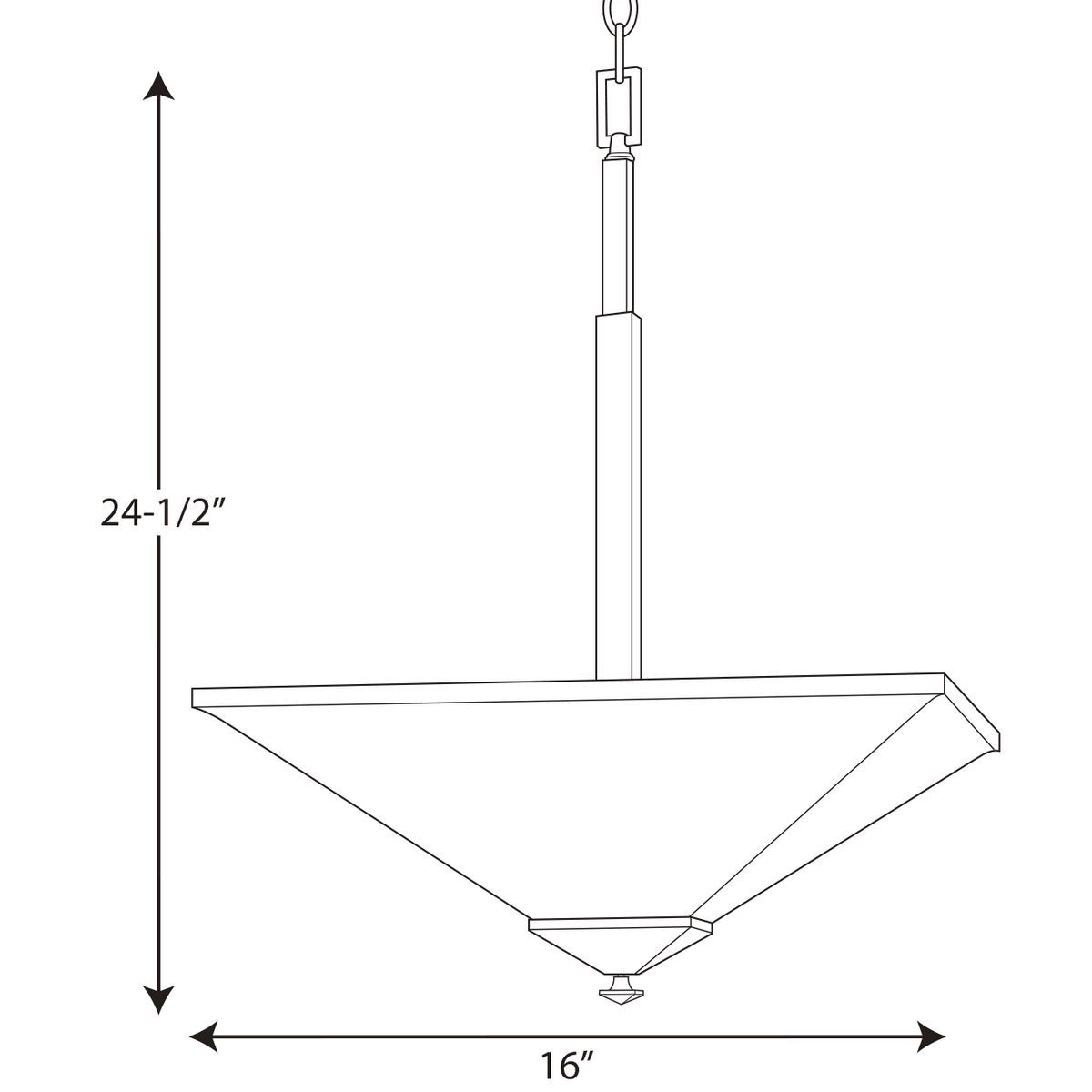 Image 7 Clifton Heights Collection Two-Light Inverted Pendant more views