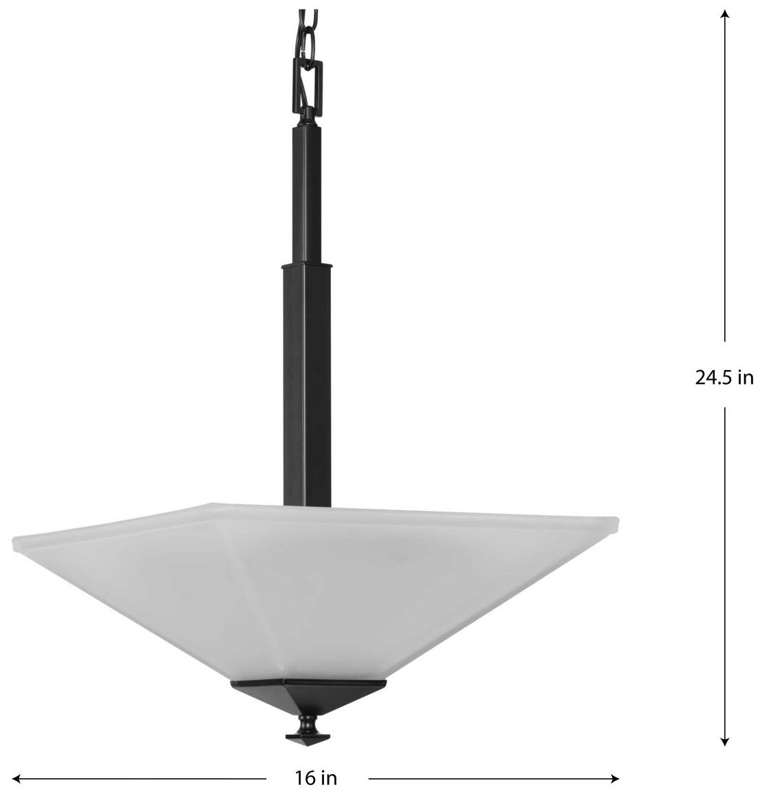 Image 4 Clifton Heights Collection Two-Light Inverted Pendant more views