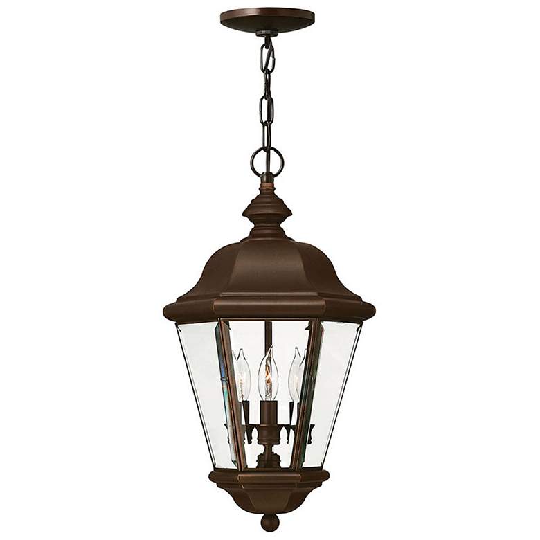Image 1 Clifton Park 19 1/4 inchH Copper Bronze Outdoor Hanging Light