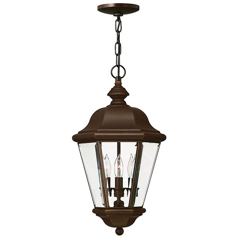 Image 1 Clifton Park 19 1/4"H Copper Bronze Outdoor Hanging Light