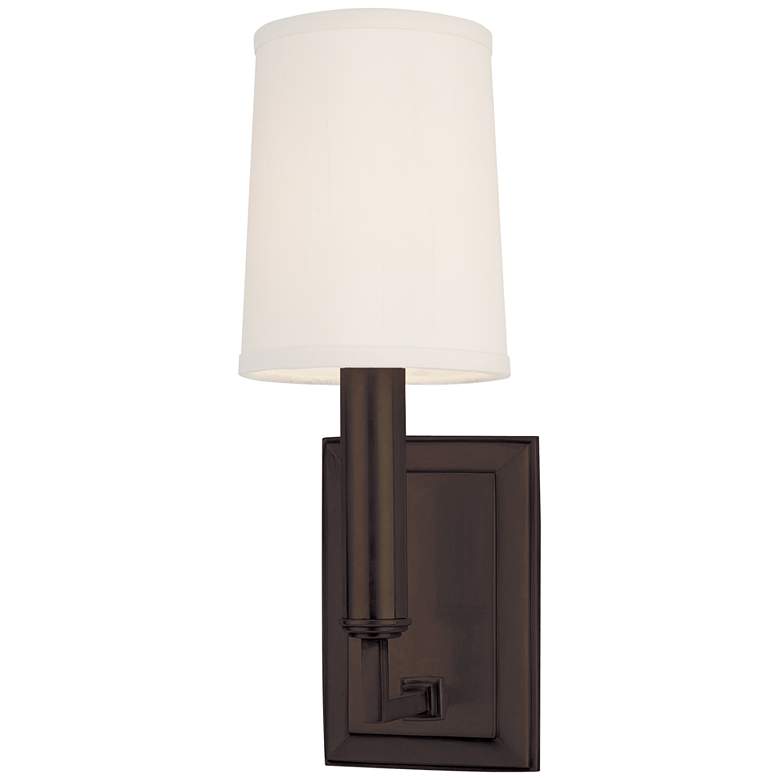Image 1 Clinton 1 Light Wall Sconce Old Bronze