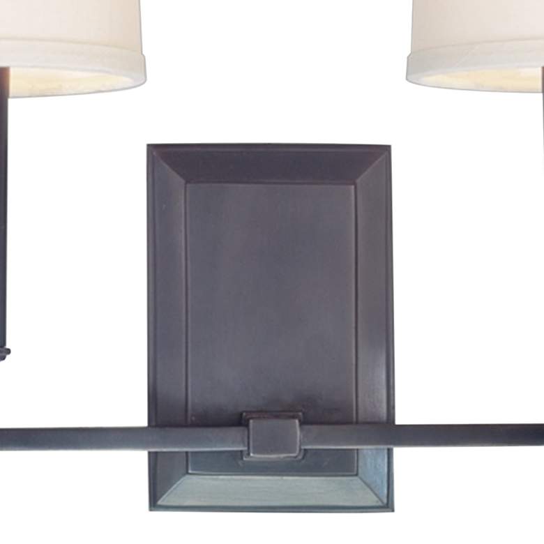 Image 3 Clinton 11 1/2" High Old Bronze 2-Light Wall Sconce more views