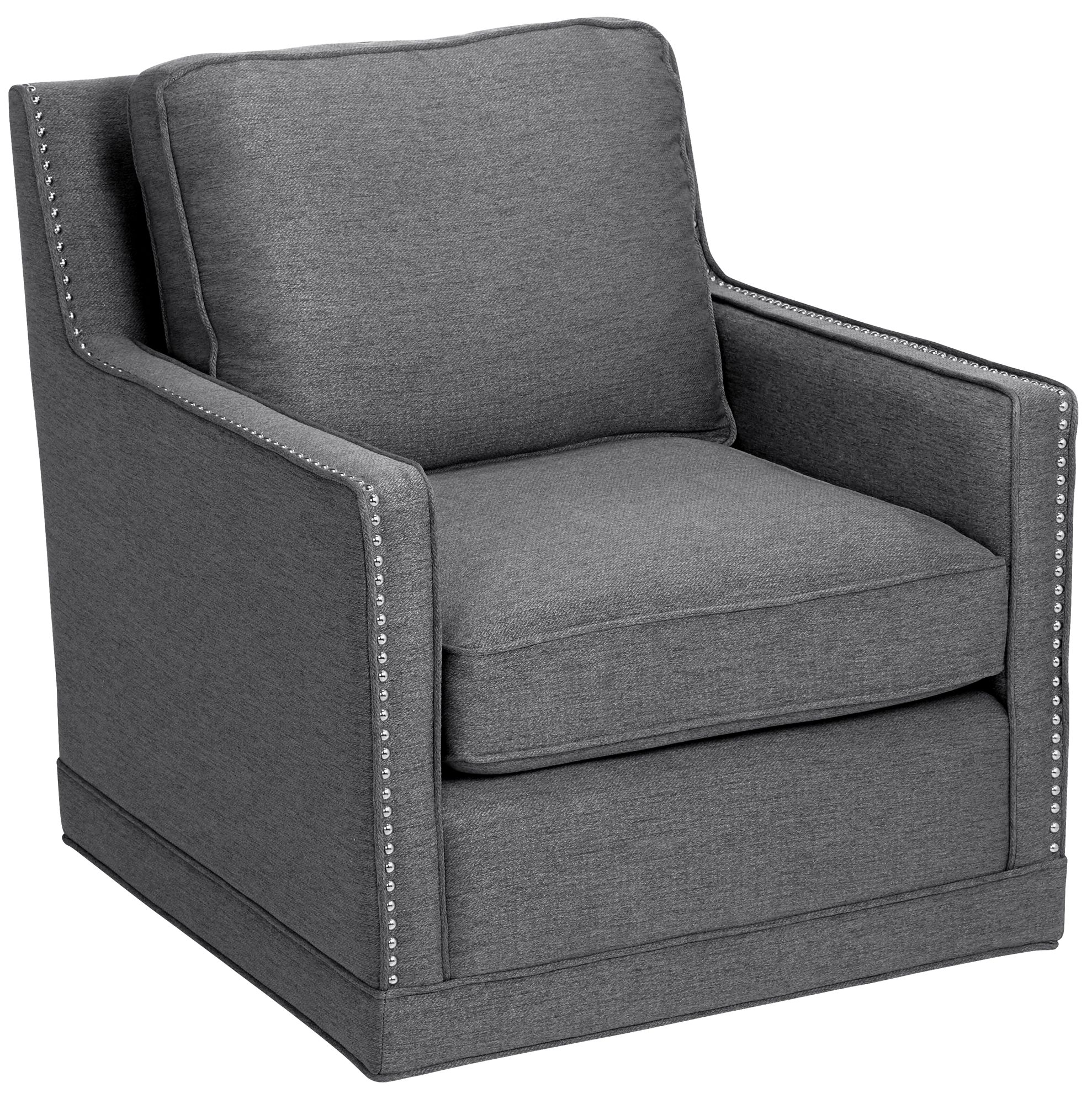 Swivel gray online chair