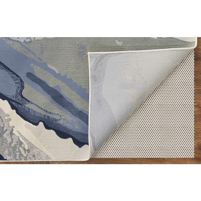 Image 5 Clio Abstract Indoor Blue Area Rug 39K2F 2'-9" x 7'-10" RUNNER more views