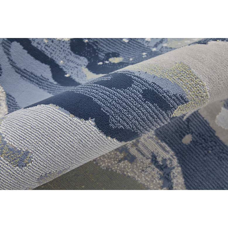 Image 6 Clio Abstract Indoor Blue Area Rug 39K2F 2'-9" x 7'-10" RUNNER more views