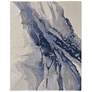 Clio Abstract Indoor Blue Area Rug 39K2F 3'-10" x 6'