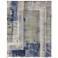 Clio Abstract Indoor Blue Area Rug 39K3F 3'-10" x 6'