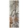 Clio Abstract Indoor Gray Area Rug 39K5F 2'-9" x 7'-10" RUNNER