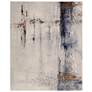 Clio Abstract Indoor Ivory Area Rug 39LXF 7'-9" x 10'