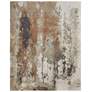 Clio Abstract Indoor Orange Area Rug 39K1F 3'-10" x 6'