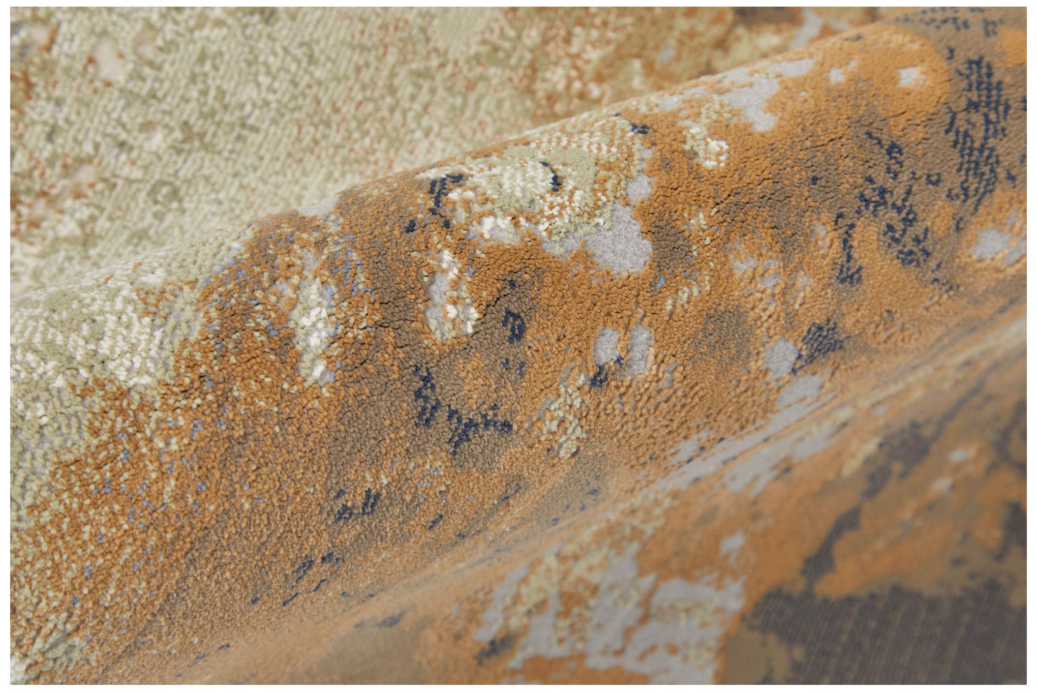 Image 4 Clio Abstract Indoor Orange Area Rug 39K1F 3'-10" x 6' more views