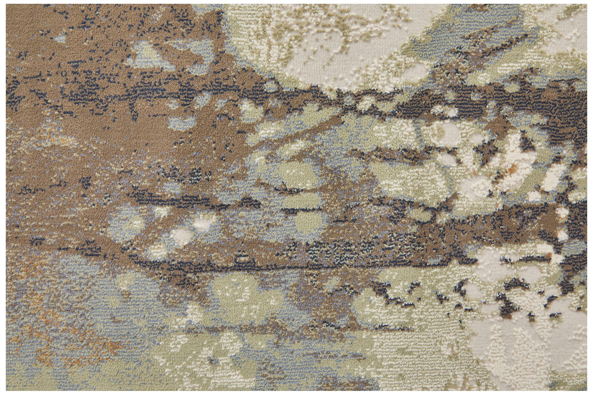 Image 6 Clio Abstract Indoor Orange Area Rug 39K1F 3'-10" x 6' more views