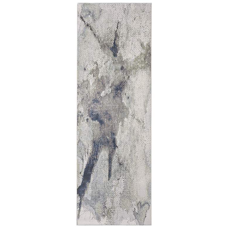 Image 1 Clio Modern Abstract Soft Indoor Taupe Area Rug 39LVF