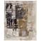 Clio Watercolor Indoor Brown Area Rug 39LUF 3'-10" x 6'
