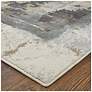3_Clio Watercolor Indoor Brown Area Rug 39LUF 3'-10" x 6' more views