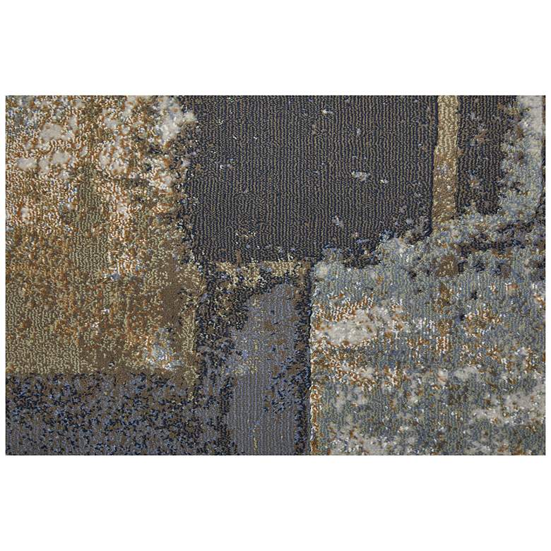 Image 6 Clio Watercolor Indoor Brown Area Rug 39LUF 3'-10" x 6' more views