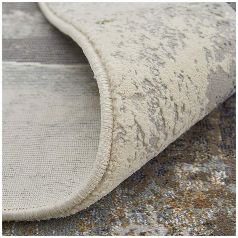 Image 7 Clio Watercolor Indoor Brown Area Rug 39LUF 3'-10" x 6' more views
